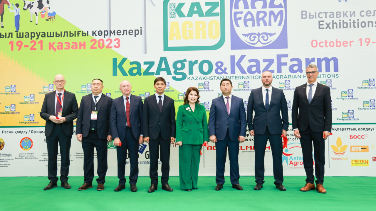 Астана қаласында Орталық Азиядағы ең ірі "KazAgro/KazFarm-2023" аграрлық көрмелері ашылды