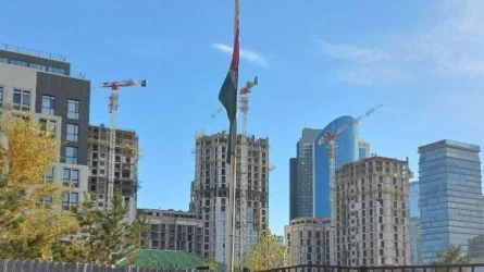 Астанада Палестина елшілігіндегі ту төмен түсірілді