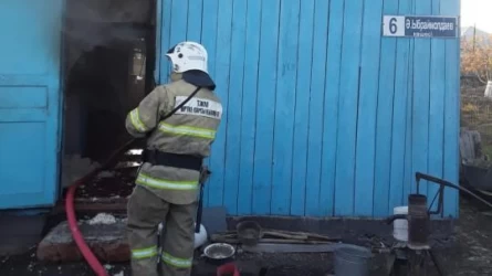 Жетісу облысында түтін басқан үйден қарт әже құтқарылды