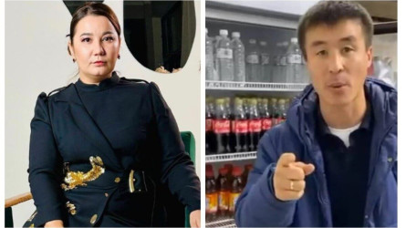 «Қамалып кетесіңдер»: Заңгер сөредегі сусындарды төккен жігіт жайлы айтты