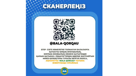 «Bala qorgau» телеграм-ботына 500-ге жуық өтініш келіп түсті