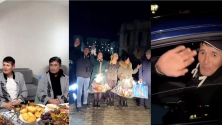 "2023 jyldyń núktesіn ádemі qoıdym". Yrysbala kópbalaly 2 otbasyǵa kólіk berdі