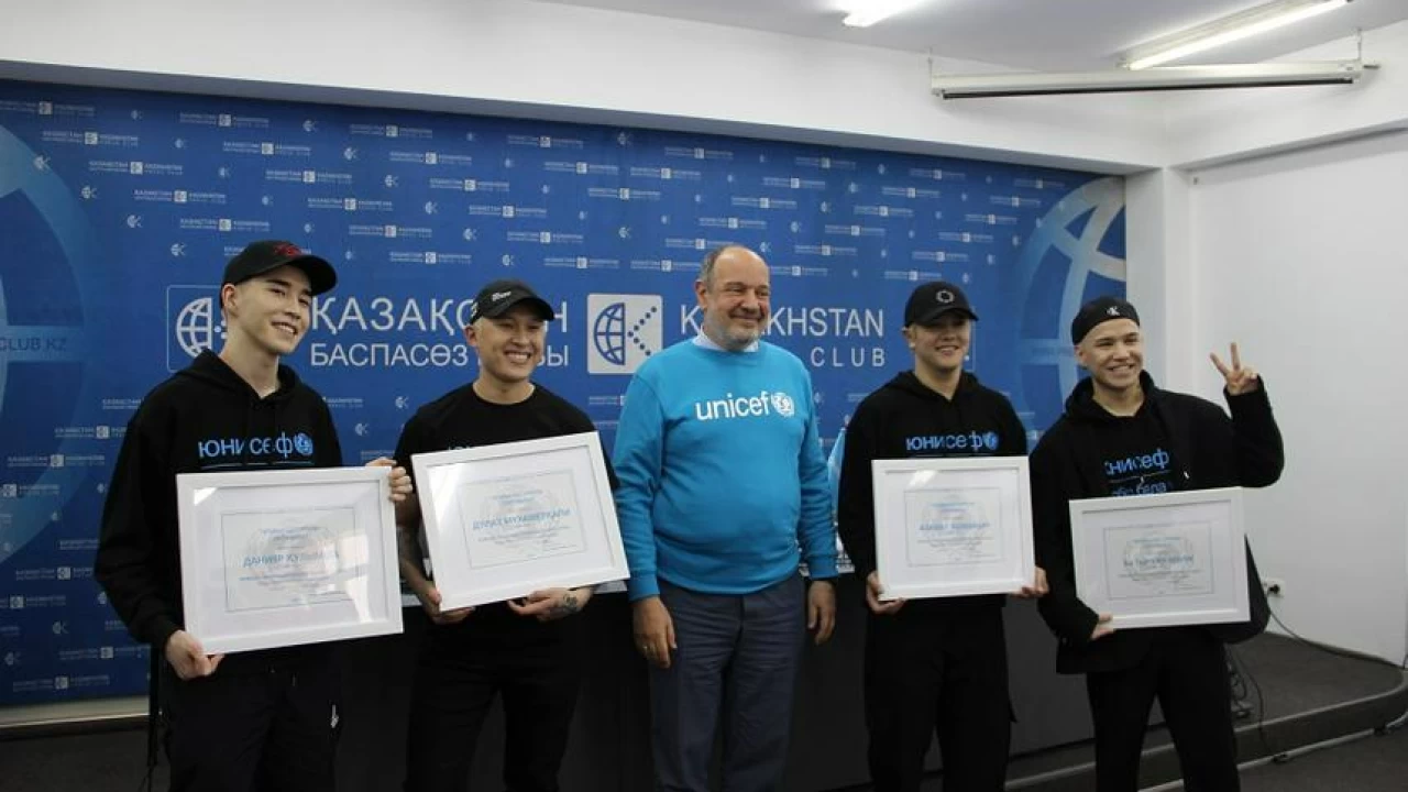 Ninety One тобының мүшелері ЮНИСЕФ-тің Қазақстандағы ізгі ниет елшілері болды