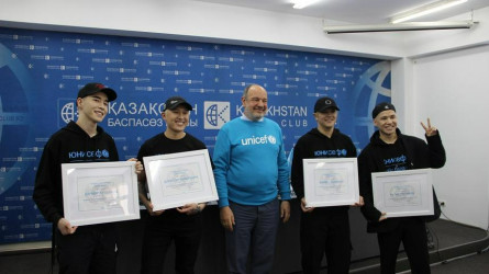 Ninety One тобының мүшелері ЮНИСЕФ-тің Қазақстандағы ізгі ниет елшілері болды