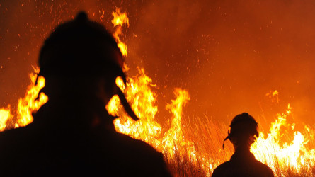 Қызылордада қураған шөп өртеніп, қаланың бірқатар бөлігін түтін басты
