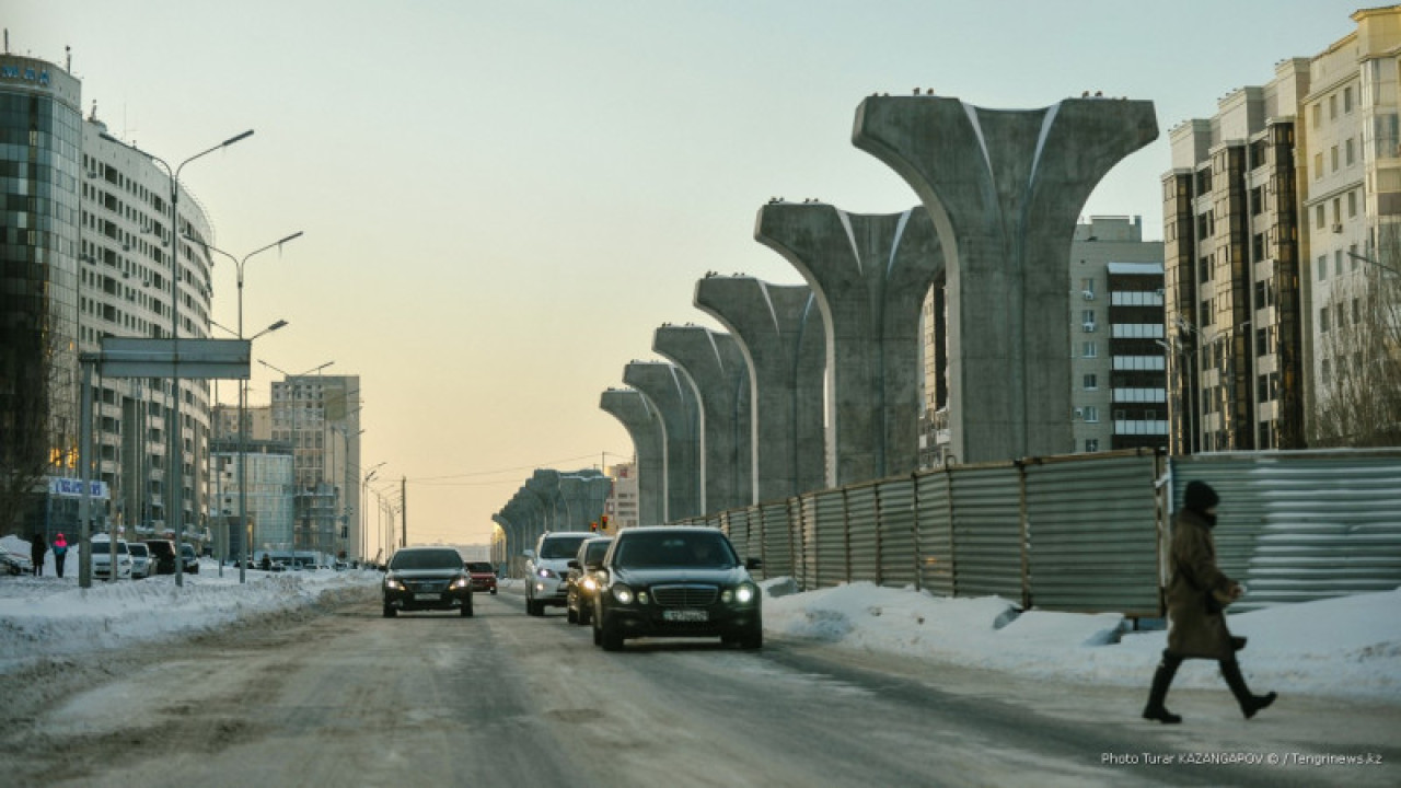 Астана LRT құрылысына байланысты жол қозғалысы шектеледі