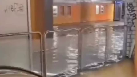 Германияның Майндағы Франкфурт қаласының әуежайын нөсер жауын салдарынан су басты