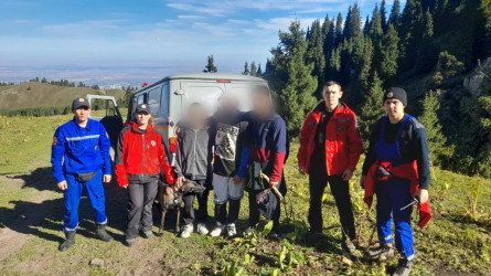 Тауға шығамыз деп үш жасөспірім адасып қалған