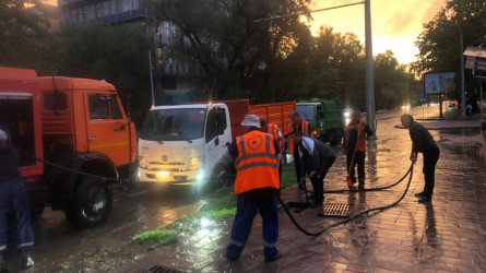 Әкімдік Алматыны жаңбыр суы басуына қатысты ресми мәлімдеме жасады