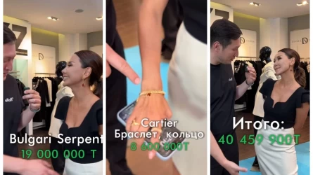 "Бір пәтерді киіп алыпты": Киім-кешегінің бағасын айтқан Динара Сәтжан жұртты таңғалдырды