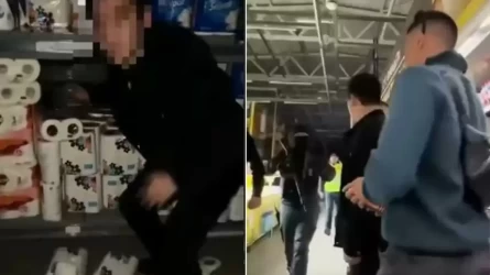 Гипермаркетке түнеп, білгенін істеген тиктокерлер құрықталды