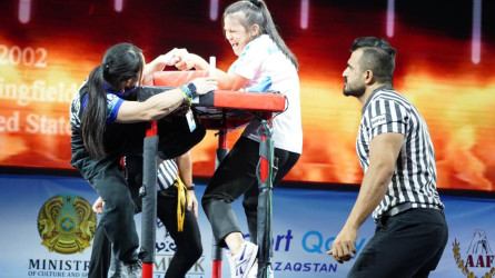 Қазақстан құрамасы қол күрестен әлем чемпионатында 23 медаль жеңіп алды