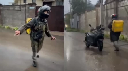Алматыда курьер пышақ сермеп, адамдарға сес көрсеткен
