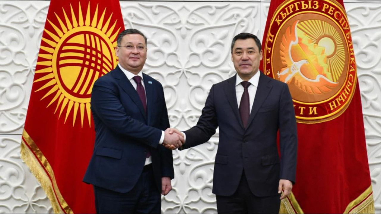 Қырғызстан президенті Сыртқы істер министрі Мұрат Нұртілеуді қабылдады
