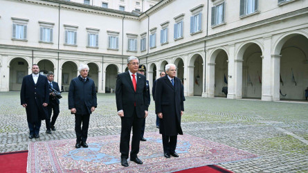 Президент «Квиринале» сарайына барды