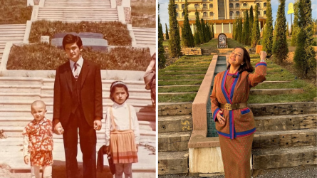 «Alty qoıym men bіr sıyrymdy baqtym»: 40 jyl burynǵy sýrettі bólіsken Láılá Sultanqyzy bala kúngі syrdy ashty