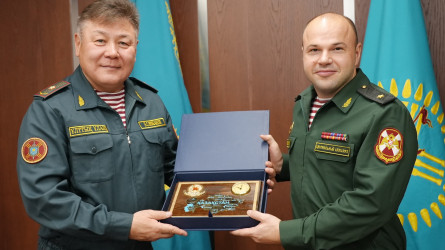 Росгвардия укрепляет сотрудничество с Национальной гвардией Казахстана