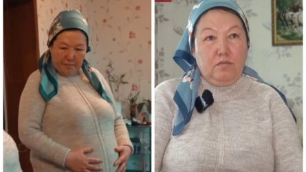 “Ішімде бала қимылдап жатыр": Шымкенттік 55 жастағы келіншек 12 айлық жүктілігіне дәрігерлердің сенбейтінін айтып көмек сұрады