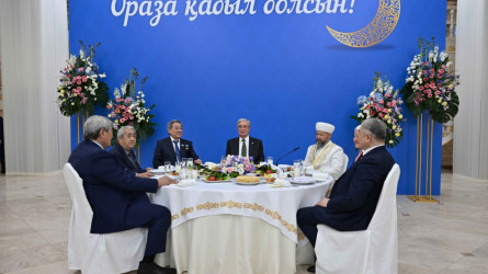 Президент Атырауда ауызашар берді