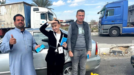 Газа секторындағы жалғыз Қазақстандық волонтер