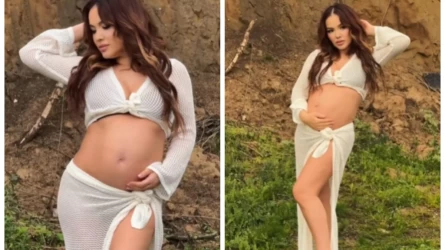 “Djenıfer Lopes jolda qaldy”: Aıaǵy aýyr Maqpal Isabekova jelіde fotosessııa kadrlaryn jarııalady