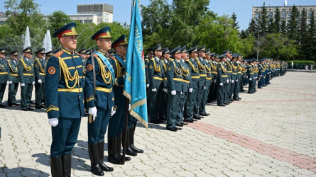 Петропавлда Ұлттық ұлан Академиясының жас офицерлерінің 24-ші шығарылымы өтті