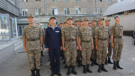 В военный вуз Минобороны Казахстана зачислены более 200 новых курсантов, включая граждан Кыргызстана