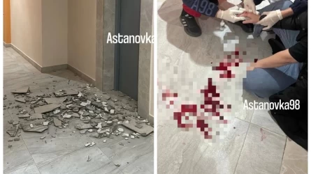 Астанада 46 жастағы әйелдің үстіне лифт жақтауындағы қабырға құлады