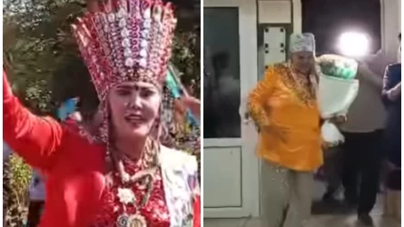Jambyl oblysynda muǵalіmder «Tomırıs patshaıymmen» kezdesýge 4 myń teńgeden aqsha jınaǵan