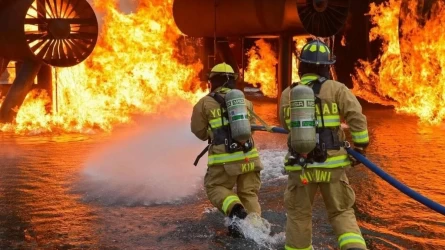 Пожар на промышленном объекте в Энгельсе после атаки дронов ликвидирован