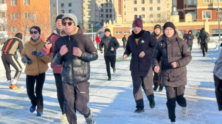 В Астане стартовал спортивный год с массового забега в Ботаническом саду