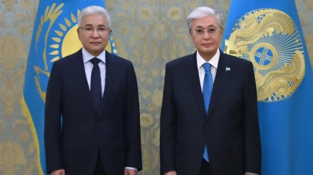 Президент Казахстана встретился с Генеральным секретарем ОДКБ Имангали Тасмагамбетовым