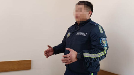 Қостанайда ереже бұзған полицей жазаланбаған (ВИДЕО)