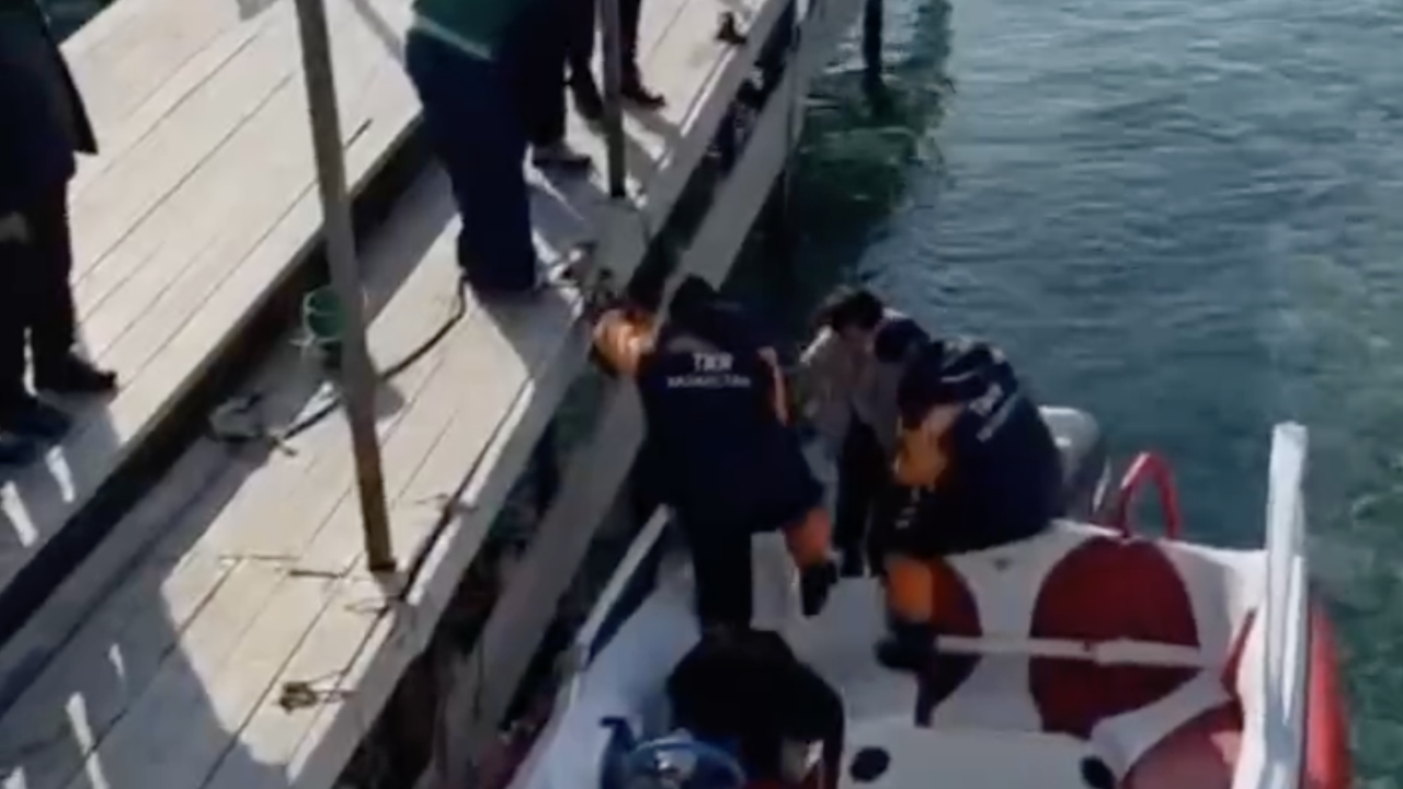 Ақтауда әйел адам теңізге құлап кетті (ВИДЕО)