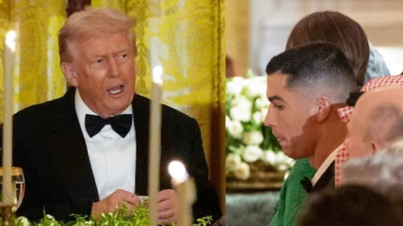 Роналду познакомился с семьёй Трампа на официальном приёме в Белом доме