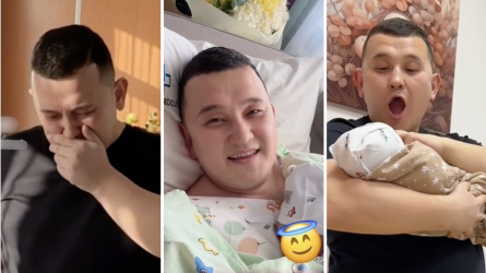 Елдос Колобок 10 жыл күткен ұлын алғаш көргенде жылап жіберді