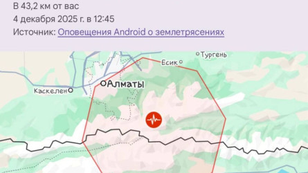 Алматыда жер сілкінісі тіркелді