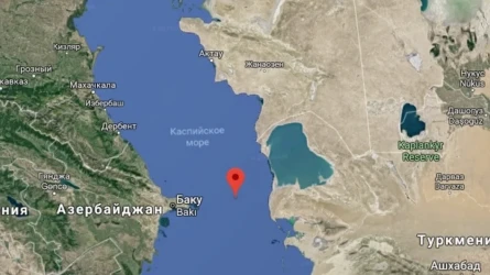 В Каспийском море зафиксировано землетрясение магнитудой 5,3