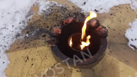 Риддерде Мәңгілік алауға тауық пісірген ер адам қамауға алынды (ВИДЕО)