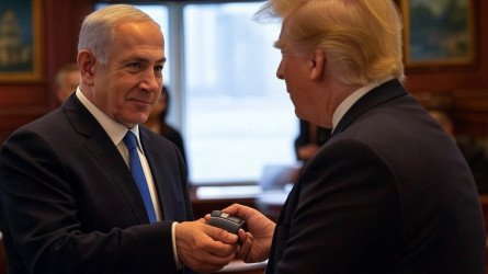 Нетаньяху подарил Трампу золотой пейджер в память об операции против "Хезболлы"