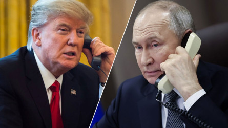 Больше двух часов говорили по телефону Путин и Трамп