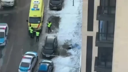 В Алматы женщина упала с высоты и погибла