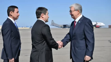 Президент прилетел в Мангистаускую область