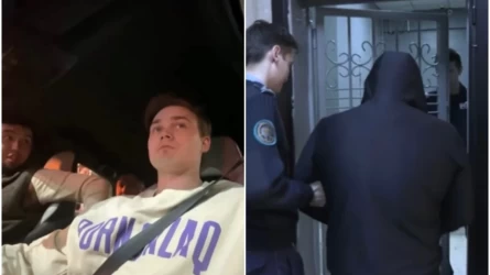 Алматыда такси жүргізушісін ұрып тастаған ер адам ұсталды