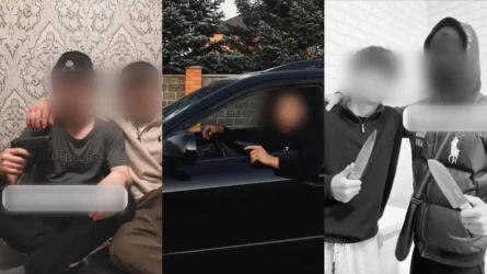 Ақтөбелік жасөспірімдер TikTok-қа қару ұстап түскен суреттерін жүктеген