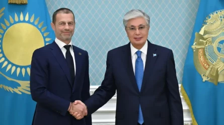 Токаев принял в Астане президента УЕФА