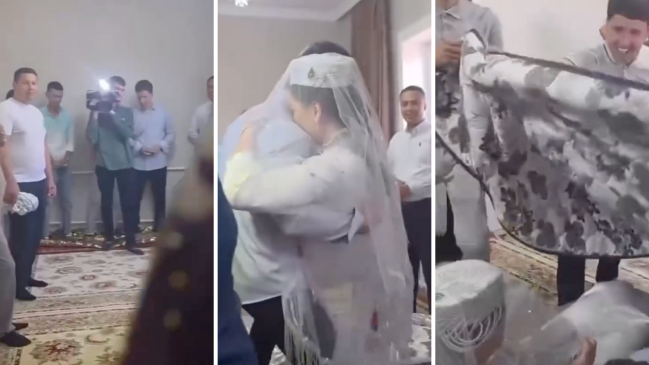 Жұрт көзінше «неке түнін» өткізу дәстүрі көптің жағасын ұстатты (ВИДЕО)