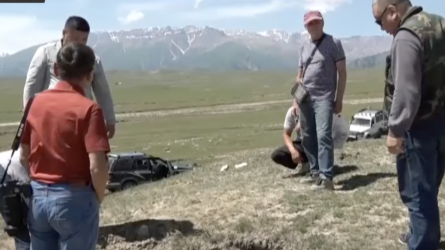 Jarkent mańyndaǵy saq qorǵandary tonalǵan bop shyqty (VIDEO)