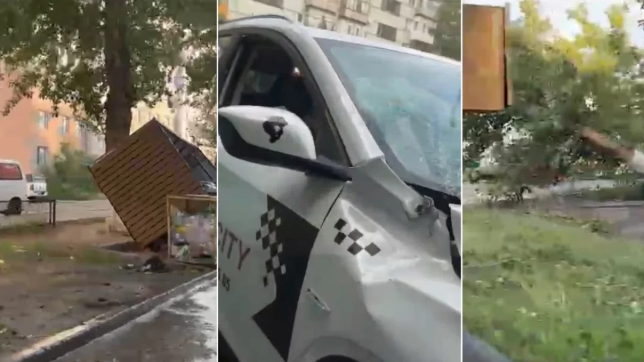 Павлодардағы жойқын дауыл: 10-нан астам тұрғын жарақат алып, бір адам қаза болды