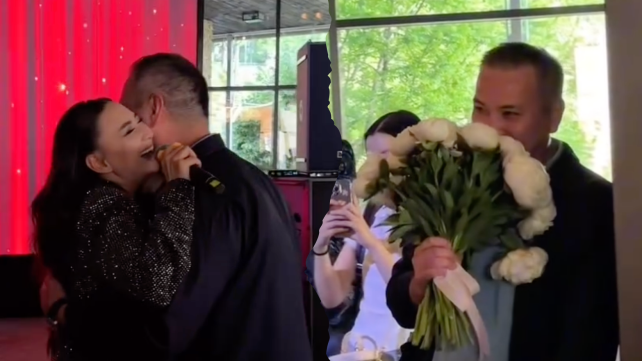 «Сүйген жүрек» клипіндегі жігіт 20 жылдан кейін Мадина Сәдуақасоваға тосынсый жасады